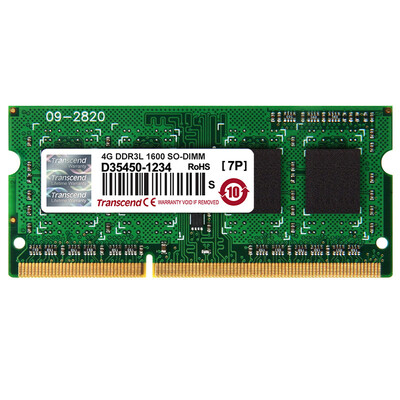 

Transcend DDR3 1600 4G 1.35V низковольтная память ноутбука