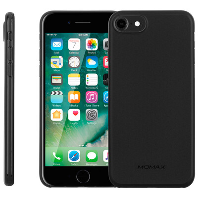 

Мо Миши (MOMAX) iPhone7 / 8 7/8 телефон оболочки Apple, телефон оболочки тонкий защитный рукав защитной оболочки ПП материала 4,7 дюйма черного цвета
