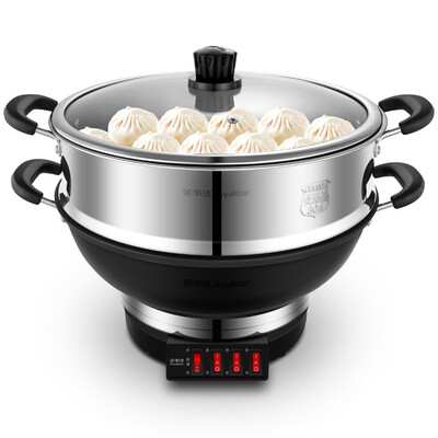 

Rongstar Royalstar electric steamer electric pot electric cooker electric wok multi-purpose pot double-layer large capacity DRG-34A 6L