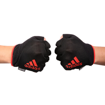 

Adidas Adidas gloves imported fitness non - slip dumbbells semi - gloves green  code