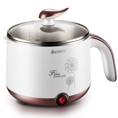 

Zhigao (CHIGO) electric cooker cooker pot 1.2L electric hot pot 304 stainless steel electric cooker ZG-S1867 (B) white