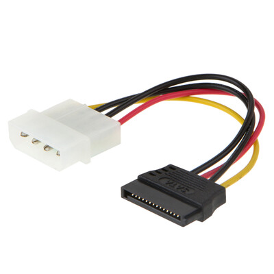 

CE-LINK 2639 IDE 4P to SATA15pin шнур питания 15CM жесткий диск / оптический привод кабель питания кабель мужской удлинительный кабель