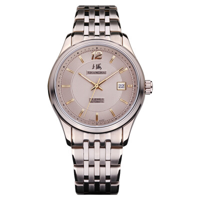 

Shanghai (SHANGHAI) watch business casual series single calendar automatic mechanical male watch SH3020GC-1