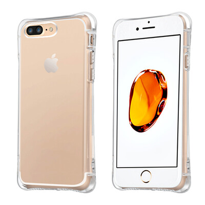 

ESCASE Apple iPhone8 7 Plus Phone Case Case Apple 8 7PLus Mobile Phone Case TPU All-Inclusive Soft Case Small Cabinet Dust Plug