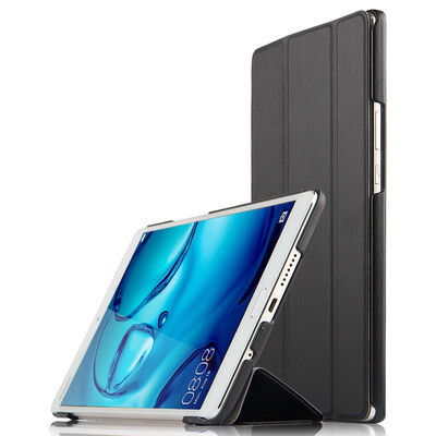 

KOOLIFE Huawei M3 сложенных защитный рукав кожаной кобуры под напряжением / стент кобура Huawei BTV-W09 / DL09 пластина 8,4 дюйма Case - Браун