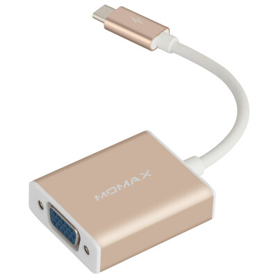 

MOMAX MOMAX Type-C to VGA Converter / Adapter Apple MacBook to VGAI Adapter Cable USB-C Port Connection TV Projector Video Cable