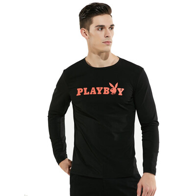 

Playboy (Плейбой) HM6506001 мужской моды случайные свитер круглый шею хеджирования с длинными рукавами свитер белый XL