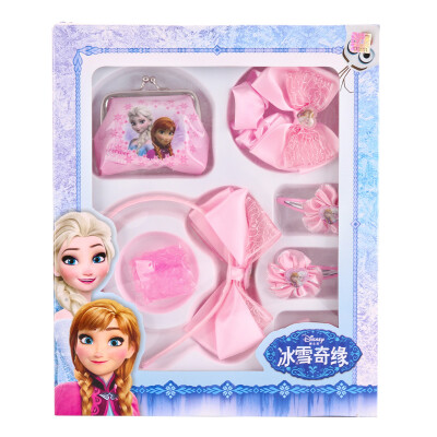 

Disney Disney hair ornaments girls ice&snow princess hair ornaments gift set 00035 pink for more than 3 years old