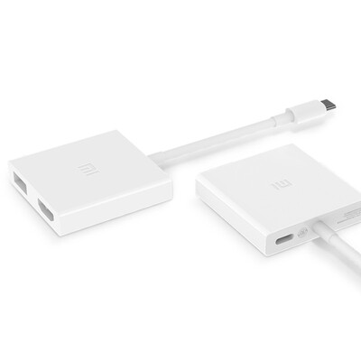 

Millet MI notebook USB-C to HDMI multi-function adapter smart charge Apple MacBook with white