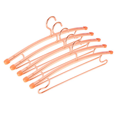 

BAOYOUNI aluminum alloy anti-slip clothes hanger DQ-LYJ01C 5 loaded