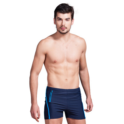 

QIHAI Men's boxer fashion fast dry high elastic size swimming pants men swimwear