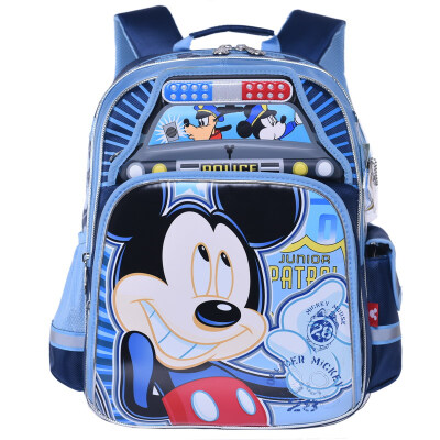 

Disney Mickey Children's Bag Cute Lightweight Simple Shoulder Bag Primary School Student's Bag Bag MB0479C Black and Green