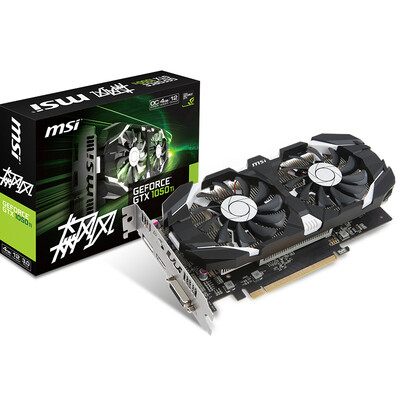 

MSI GeForce GTX 1050 Ti Hurricane 4G 128BIT GDDR5 PCI-E 30 E-sports Game Graphics