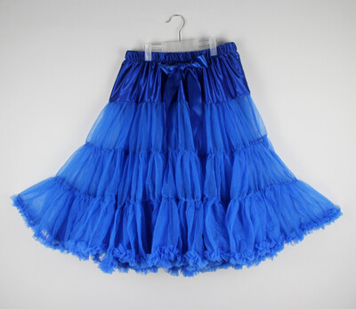 

B & N женщина 63см один слой Long Petticoat Тюль Pettiskirt Юбка туту Рокабилли