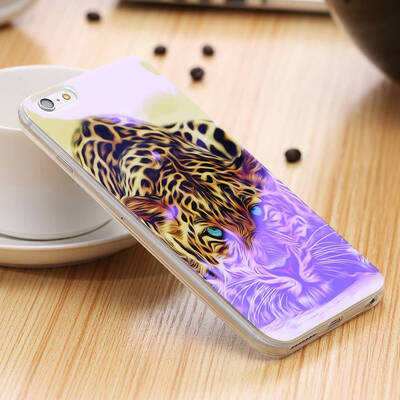 

Blue Light Silicone Case for iPhone 6 6S 7 for iPhone 6 7 Plus 6S Plus Elegant Transparent Clear Soft TPU Gel Phone Back Couqe