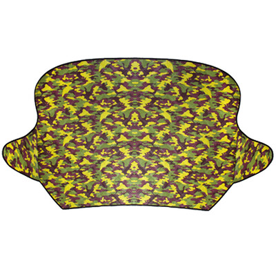 

Belle Car winter snow block visor block snow car with external front windshield thickened frost protection camouflage color 142 92cm