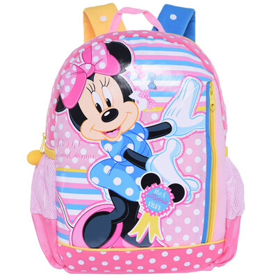 

Disney Mickey Children's Bag with Hat Creative Cute Cartoon Kindergarten Bag Bag M616140 Black (Hat Removable