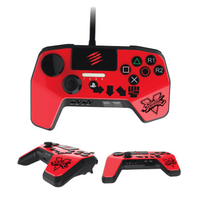 

Mad Catz PC / PS4 / PS3 Street Fighter 5 King of Fighters Upgrade Fighting Game Handset Red