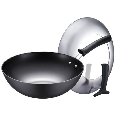 

[Jingdong supermarket] Supor supor Zhen iron iron-free stainless steel cast iron wok 30cm can be built-in induction cooker General EC30ZF01