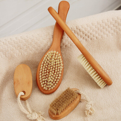 

Jingdong supermarket] Ou Runzhe shower brush to exfoliate bathroom brush set two models 4 installed