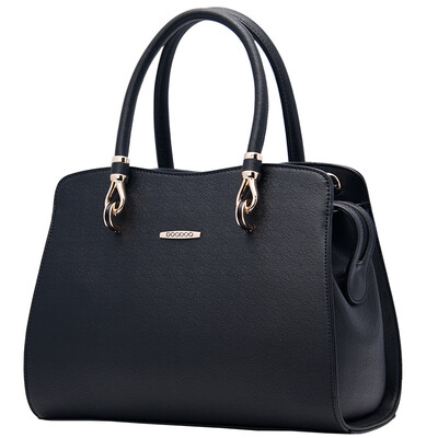 

DOODOO shoulder bag female fashion ladies oblique cross bag large handbag female shoulder shoulder twisted suit bag killer bag simple female bag D5022 black