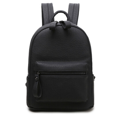 

Fragrant children (XIASUAR) backpack girls bag Korean version of the shoulder bag female simple trend backpack 9663 lines black