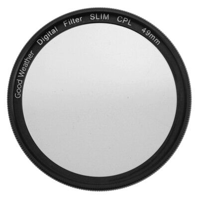 

Weather good 49mm ultra-thin CPL polarized polarizing filter for Canon M3 M10 15-45mm 50mm f18 Sony 55-210mm 50mm F18 and