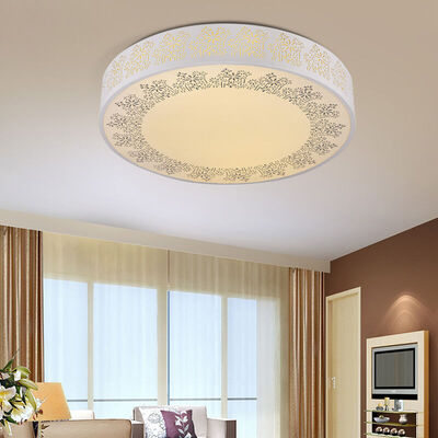 

NVC Ceiling Lamps Living Room Lamps Bedroom Lamps led lamps fashionable warm&sub-control iron lamp round stepless dimming 18W without remote control
