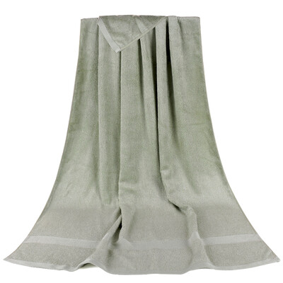 

Bamboo Kam Towel Home Textiles Bamboo Fiber Reinforced Plain Purity Yellow Bath Towel Thicker Plus Soft Gray 588g / Article 70 ×