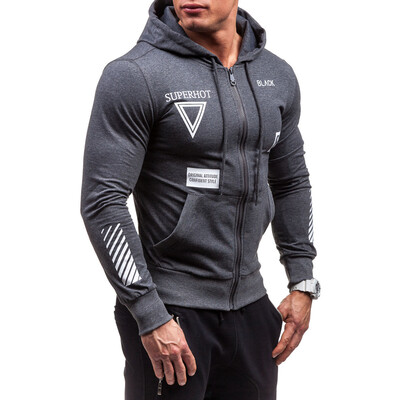 

Men Casual Cotton Printed Hoodie Coat