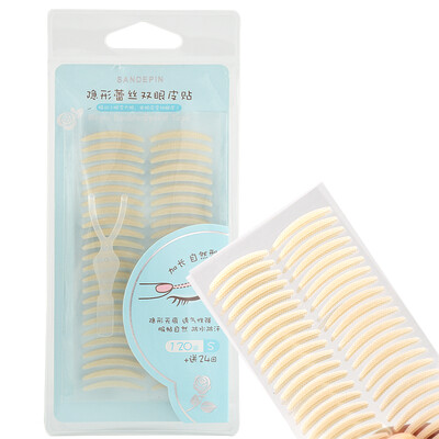 

SANDEPIN Invisible Double Eyelid Stickers 120 Pairs free 24 pairs color may vary