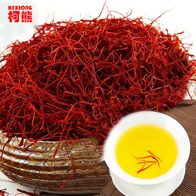 

C-TS005 Promotion! 100% Guaranteed Authentic Iran Saffron Crocus Stigma Croci Top Grade Flower tea 1g Specialty to Raise Tonic
