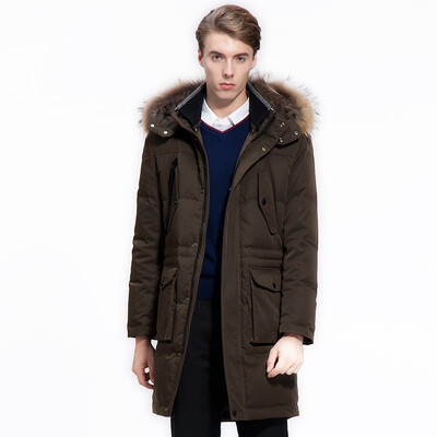 

Pierre cardin (pierre cardin) 23C3567 men's business casual long section down jacket army green 52 (180