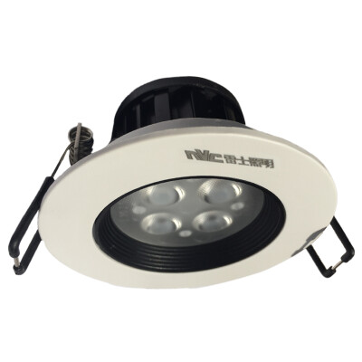 

NVC lighting NVC spotlights led spotlights ceiling adjustable angle 4W hole 75mm white light surface 4000K warm white light