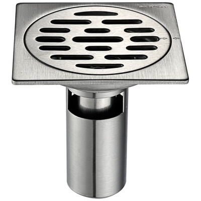 

Larsd 6098 stainless steel deodorant floor drain deep seal automatic sealing deodorant floor drain bathroom floor drain