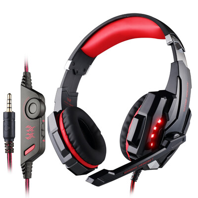

Inch KOTION EACH G9000 35 single plug version of the black&red game headphones headset bass microphone microphone microphone notebook headset