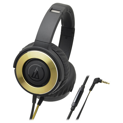 

Technica (Audio-Technica) ATH-WS550iS портативного смартфона гарнитур черное золото