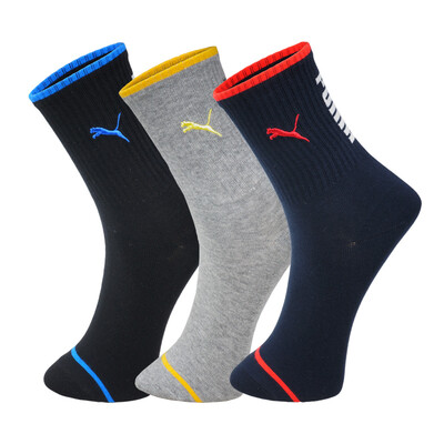 

Jingdong supermarket PUMA Puma men&39s socks casual sports high tube socks 3 double-mounted -2905-3 black 1 in the gray 1 possession of green 1