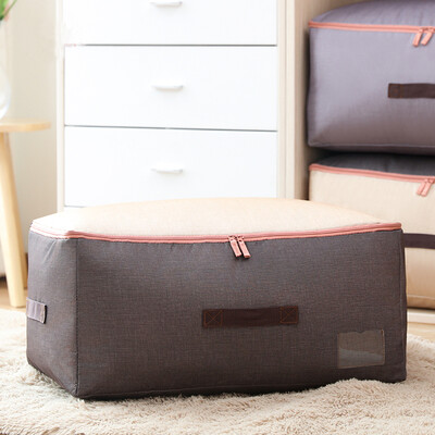 

Jingdong Supermarket Youfen thickening fine linen pattern quilts storage bag cotton quilts can be washed clothes quilt finishing bag brown