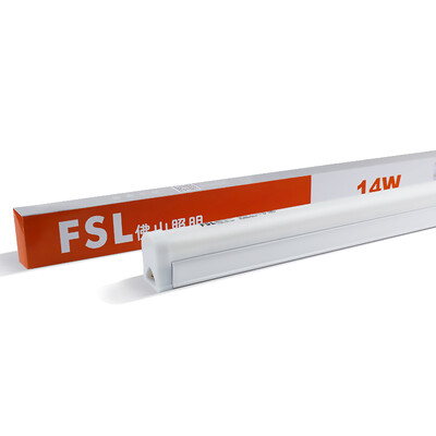 

Foshan Lighting (FSL) Комплект светодиодных кронштейнов T5 Встроенная светодиодная трубка 1,2 м 14 Вт теплый белый 3000K