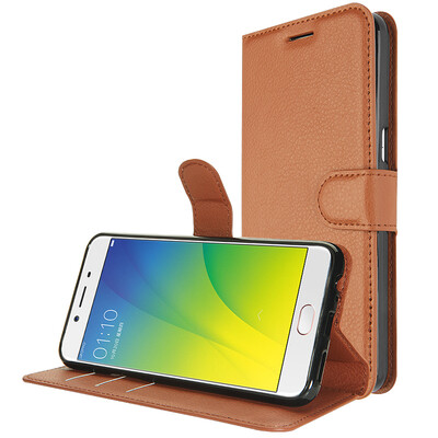 

KOOLIFE OPPOR9S телефон оболочки защитный чехол / кожа флип / DROP карта кожа / мягкая оболочка подходит для рельефных Oppo r9s - Браун