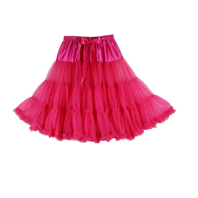 

B & N женщина 63см один слой Long Petticoat Тюль Pettiskirt Юбка туту Рокабилли