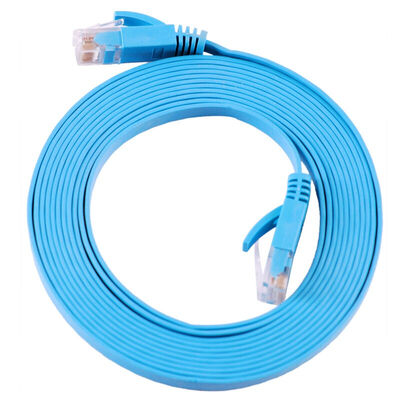 

Shanze (SAMZHE) SZ-9200 класс шесть CAT6 кабеля гигабитных компьютерных сети плоский кабель перемычка закончила синий 1 м