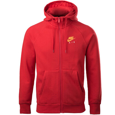 

Nike NIKE sports leisure jacket hooded sweater cardigan comfortable warm 809057-657 University Red