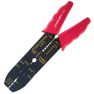 

Endura (Endura) E5801 многофункциональной портативный электрик ножницы давление зачистки плоскогубцы 8-дюймового