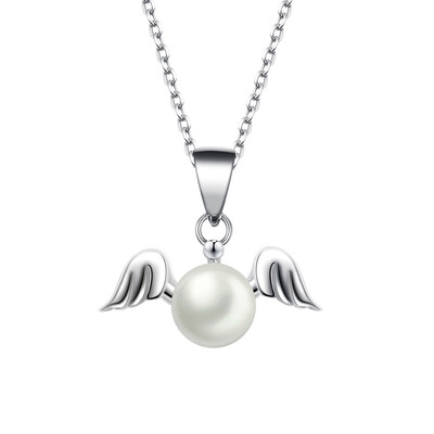 

Kayas GAIA'SPEARL жемчужный кулон 925 серебряный пресноводный жемчуг ожерелье ангел подвеска женский