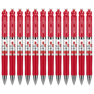 

Deli 0.5mm gel pen press pen