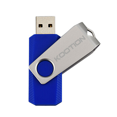 

Blue Metal Swivel USB Memory Stick 2.0 Flash Drive Pen Drive 16GB 32GB 64GB