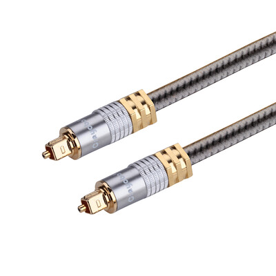 

Cinyobo Fever Digital Optical Audio Audio SPDIF TOSLINK Interface Connector TV Audio Amplifier Fiber Silver 8 meters