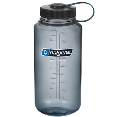 

Jingdong supermarket] music gene (nalgene) plastic space cup 1000ml wide mouth sports portable water bottle outdoor water bottle gray day682009-0070